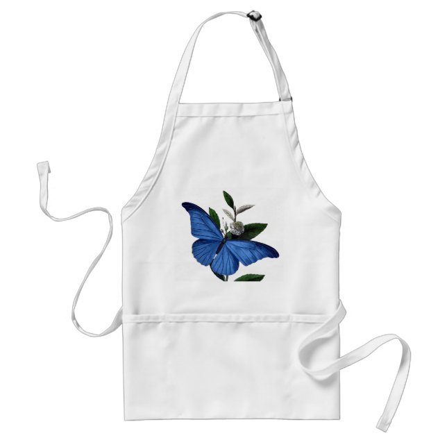 Blue Butterfly Standard Apron (Front)