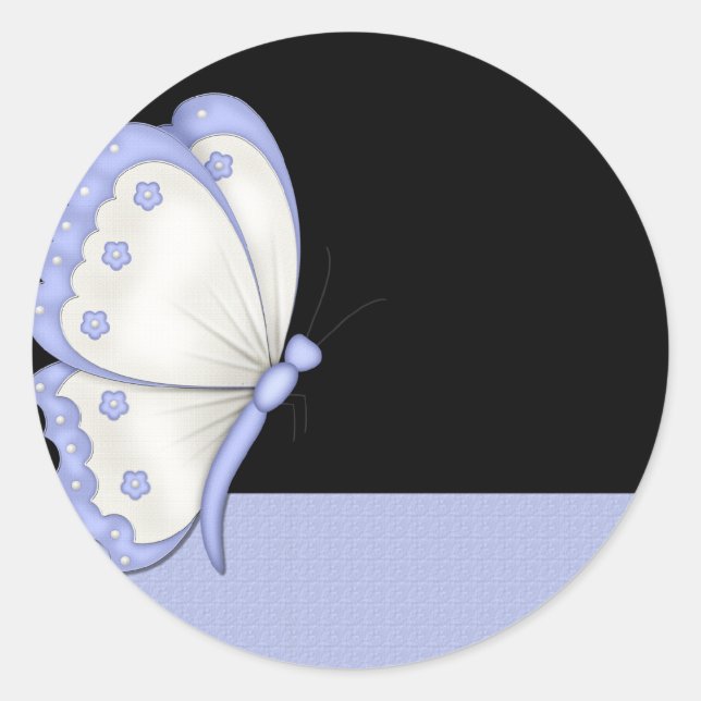 Blue Butterfly Stickers (Front)