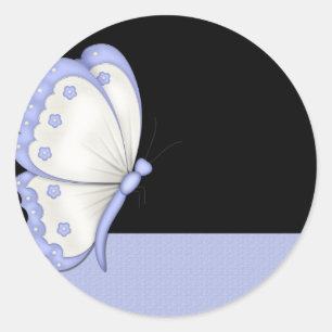 Blue Butterfly Stickers