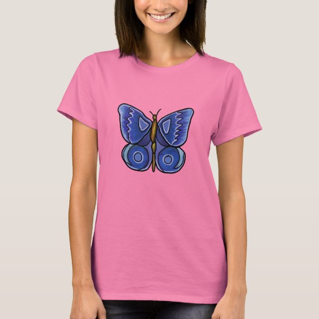 Blue Butterfly T-Shirt (Front)