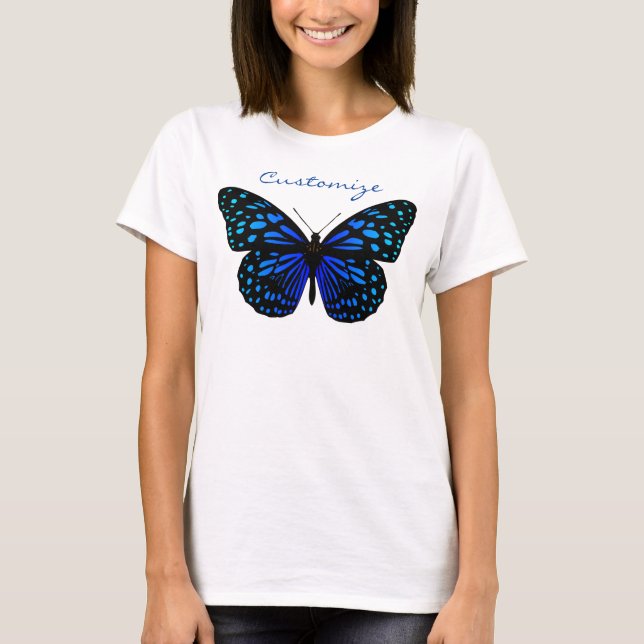 blue butterfly Thunder_Cove T-Shirt (Front)