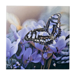Blue Butterfly Tile