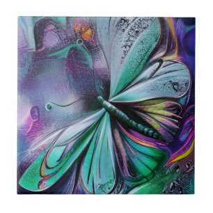 Blue Butterfly Tile