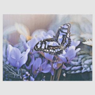 Blue Butterfly Tissue Paper