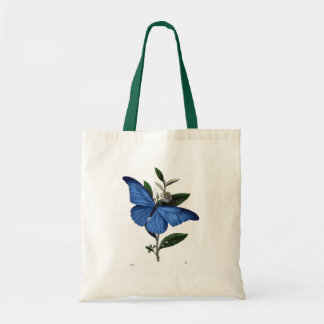 Blue Butterfly Tote Bag