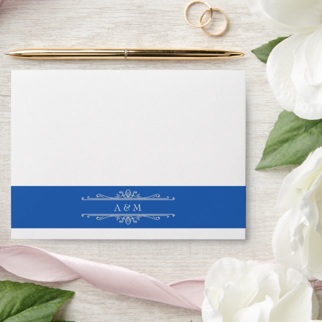 Blue Butterfly Wedding Envelope (Wedding)