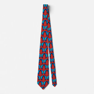 Blue Butterflys by storeman. Tie