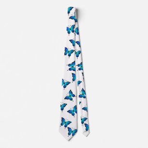 Blue Butterflys by storeman. Tie