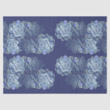 Blue Cactus Tissue Paper
