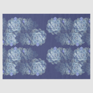 Blue Cactus Tissue Paper