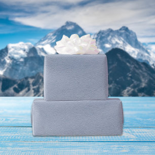 Blue Caddy Look-Like Leather Wrapping Paper