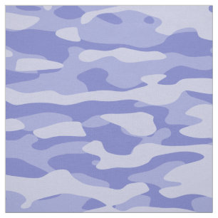 Blue Camo Fabric