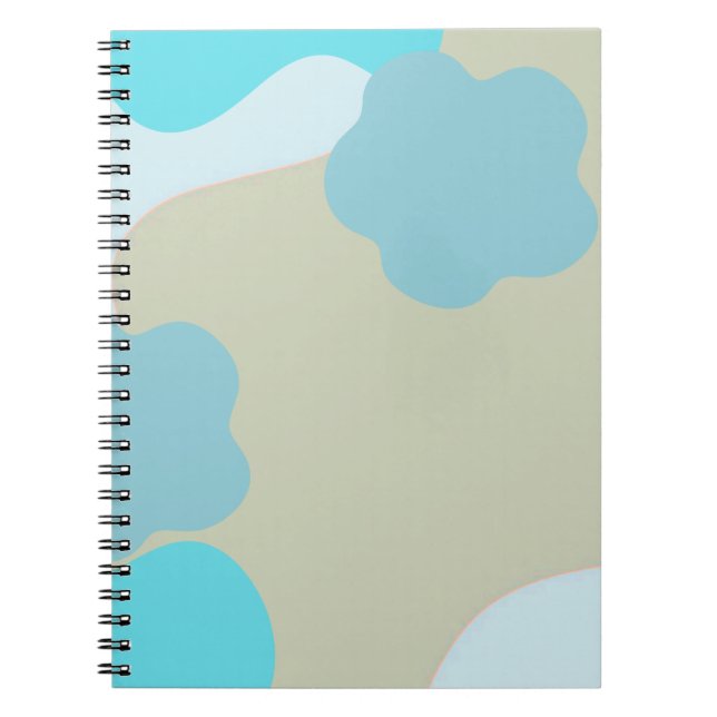 Blue Camo Notebook – Cool Camouflage Journal (Front)