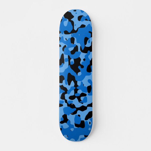 Blue Camo Skateboard (Front)