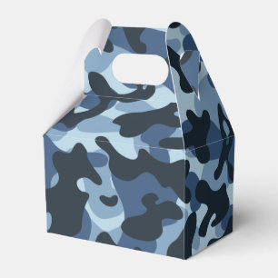 Blue Camouflage   Favour Box