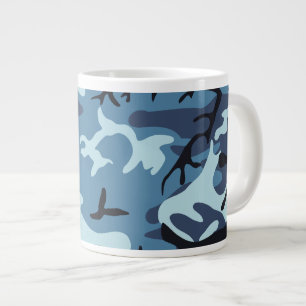 Blue Camouflage Mug