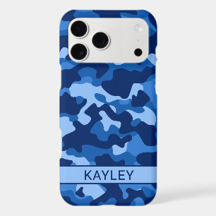 Blue Camouflage Personalised