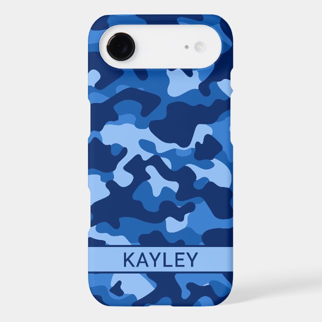 Blue Camouflage Personalised (Back)
