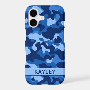 Blue Camouflage Personalized