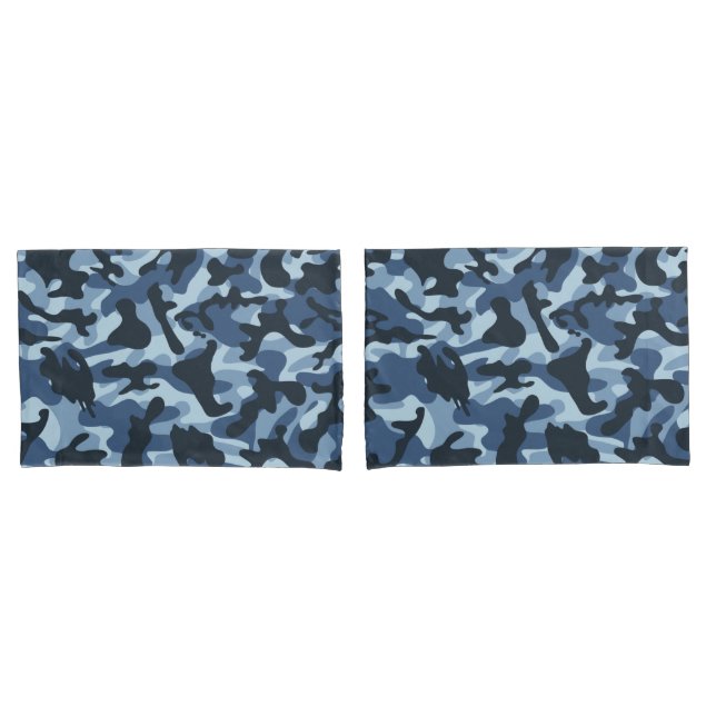 Blue Camouflage  Pillowcase (Front-Set)