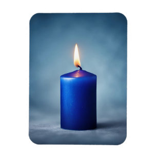 Blue Candle Magnet
