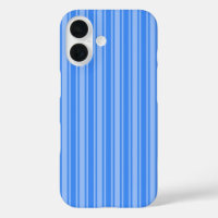 Blue candy stripes Case-Mate iPhone case