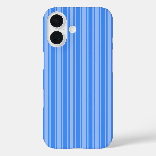 Blue candy stripes Case-Mate iPhone case (Back)