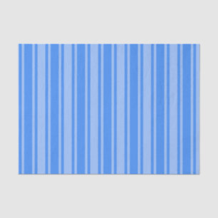 Blue candy stripes tissue paper
