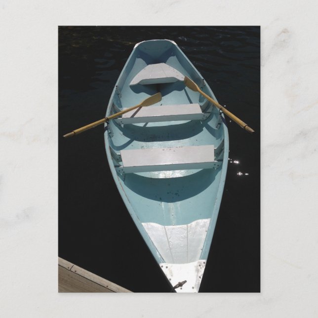 Blue Canoe Postcard (Front)