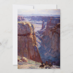 “Blue Canyon” by Edgar Payne Thank You Card