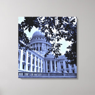 Blue Capitol Canvas Print