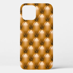 Blue Capitone Textile: Retro Background iPhone 12 Case