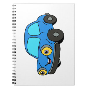 Blue Car Notebook