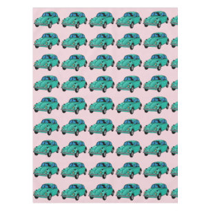 Blue Car  Table Cloth