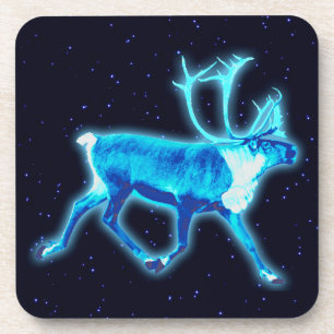 Blue Caribou (Reindeer) Coaster