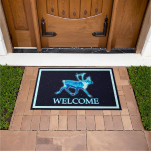 Blue Caribou (Reindeer) - Welcome Doormat
