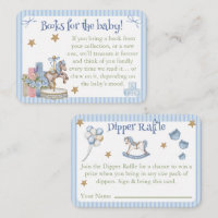 Blue Carousel Horse Book Request Dipper Raffle