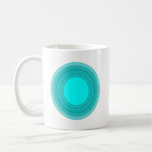 Blue Carpet Room Illustration Cozy Interior Home Coffee Mug