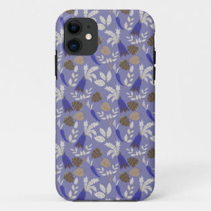 Blue Carrots And Nuts Pattern Case-Mate iPhone Case