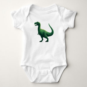 Blue Cartoon Dinosaur – Cute Dino Shirt for Kids