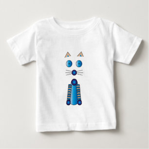 Blue CAT Baby T-Shirt