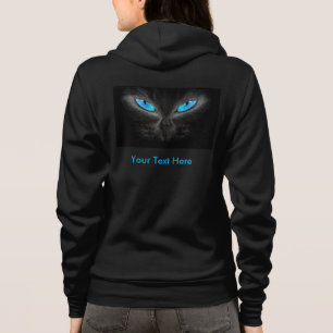 Blue Cat Eyes Women's Bella Fleece Zip Hoodie
