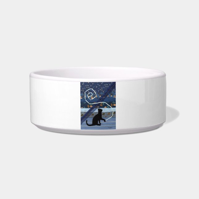 Blue Cat Food Bowl (Front)