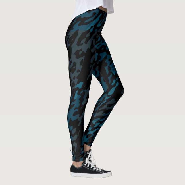 Blue Cat Leggings (Right)