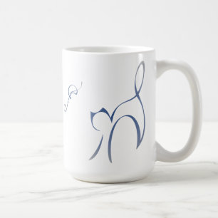 Blue Cat Mug