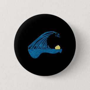 Blue Cats Wave For Kamala Funny Trump Blue Wave Of 6 Cm Round Badge