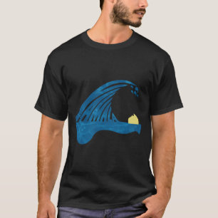Blue Cats Wave For Kamala Funny Trump Blue Wave Of T-Shirt