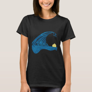 Blue Cats Wave For Kamala Funny Trump Blue Wave Of T-Shirt