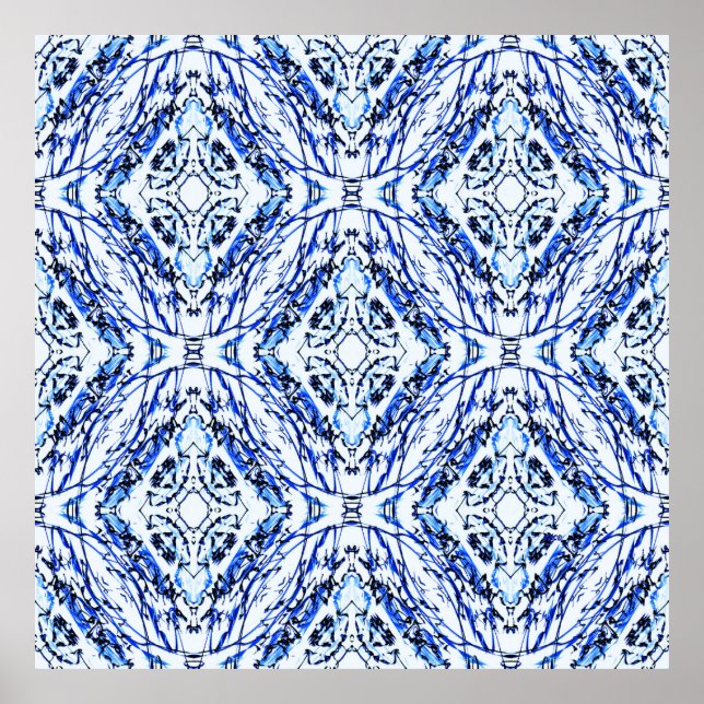 Blue Celtic Crosses...... Poster (Front)