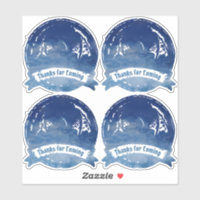 Blue Celtic Dragon Sticker Set | Celtic Wedding